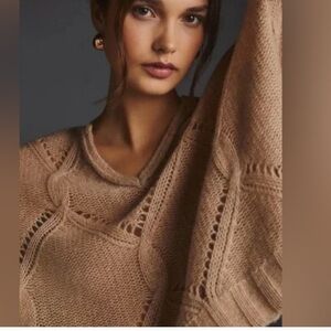 Anthropologie Brown Women's Sweater 100% cashmere